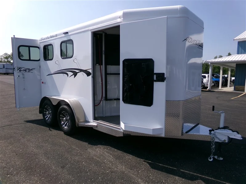 2026 Trails West 2 Horse Adventure MX Bumper Pull - Image 3