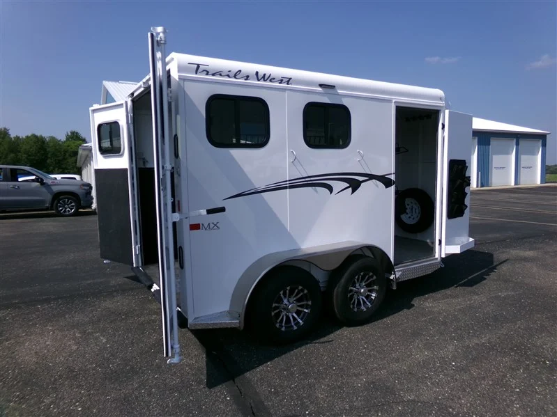 2026 Trails West 2 Horse Adventure MX Bumper Pull - Image 9