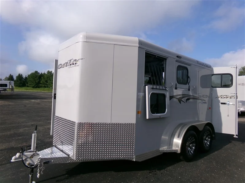 2026 Trails West 2 Horse Adventure MX Titanium Package Gooseneck - Image 5