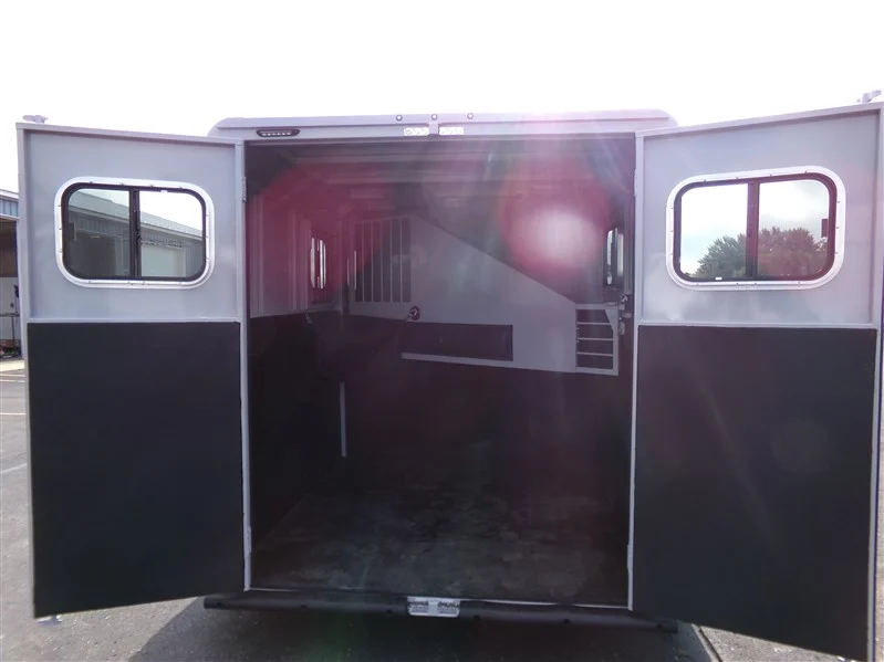 2026 Trails West 2 Horse Adventure MX Titanium Package Gooseneck - Image 16