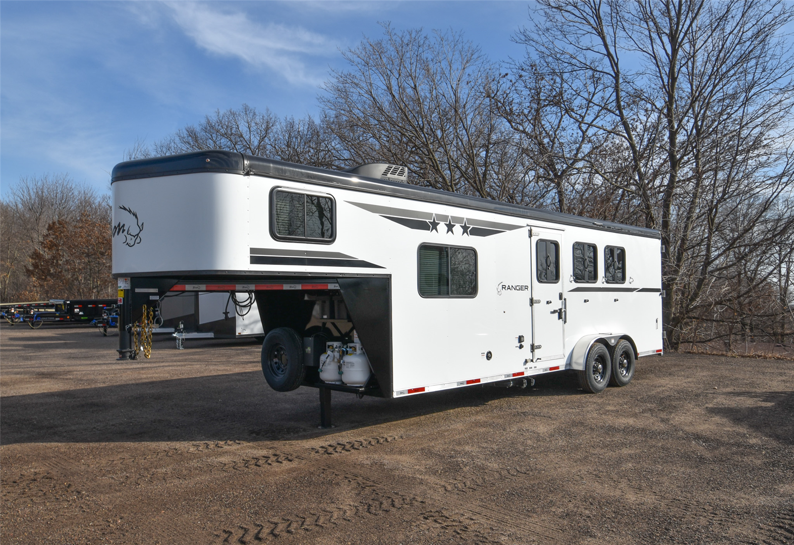 2025 Bison Trailer Ranger 7308 Gooseneck