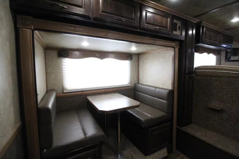 2017 Trails West Sierra 2 Horse Slant Load Gooseneck w/ Slide-Out Living Quarters - Image 10