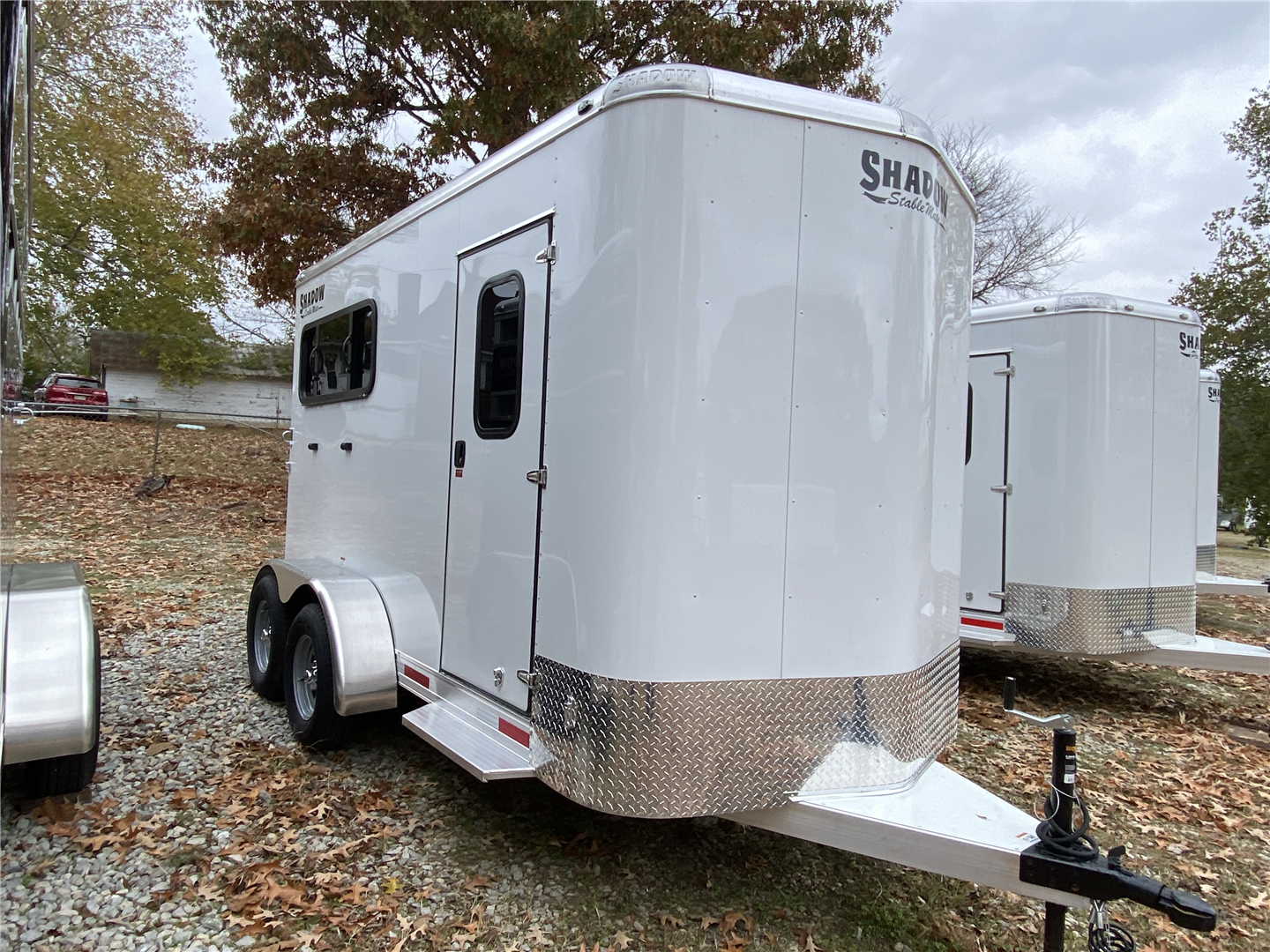 2024 Shadow Trailer 2 Horse Slant Load Bumper Pull w/ Escape Door & Ramp - Image 12