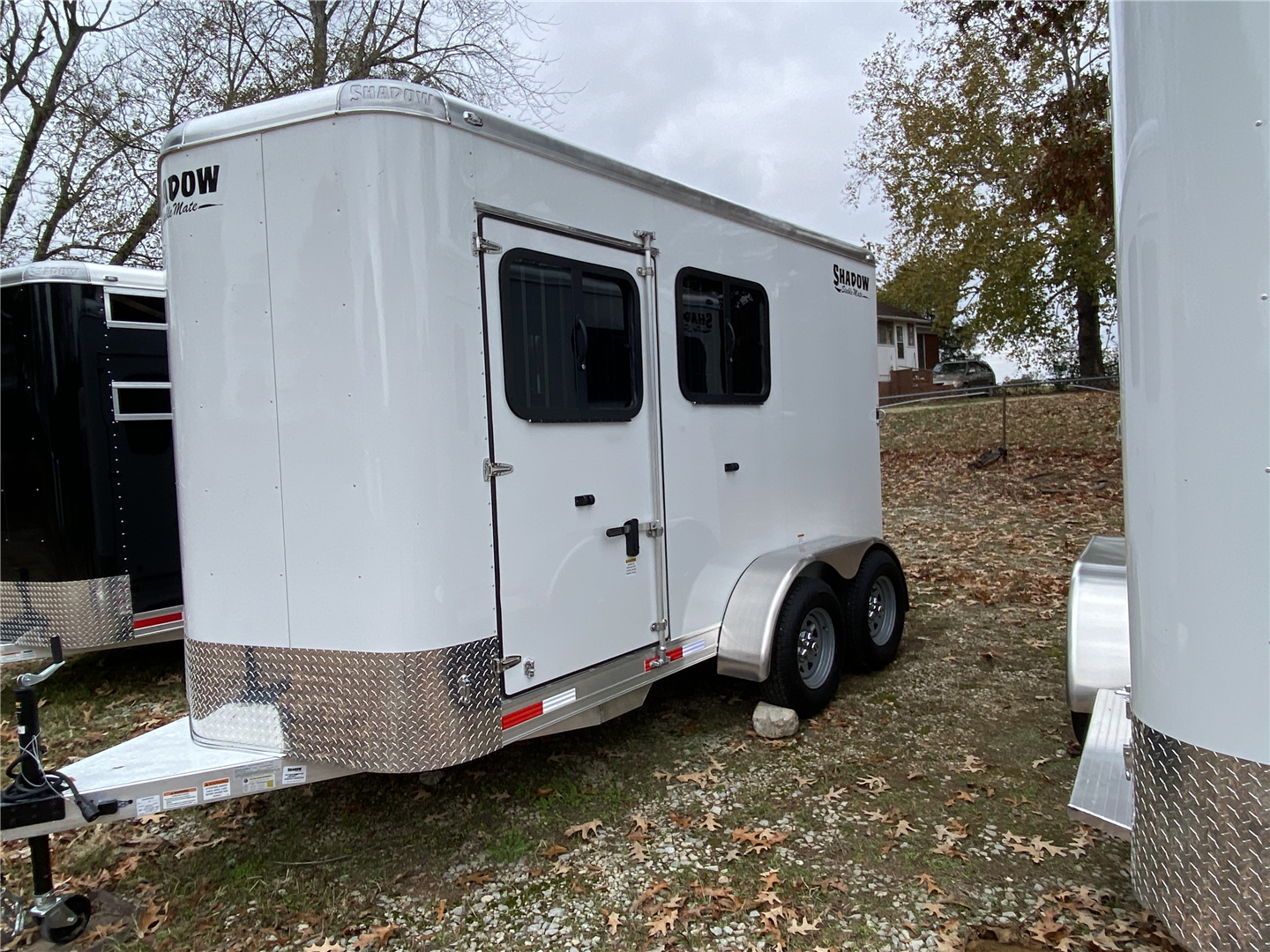 2024 Shadow Trailer 2 Horse Slant Load Bumper Pull w/ Escape Door & Ramp - Image 15