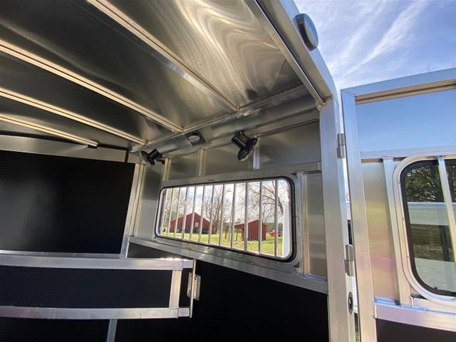 2024 Shadow Trailer 2 Horse Slant Load Bumper Pull w/ Escape Door & Ramp - Image 6