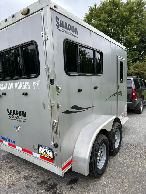 2019 Shadow Trailer StallMate 2 Horse Slant Load Bumper Pull - Image 6