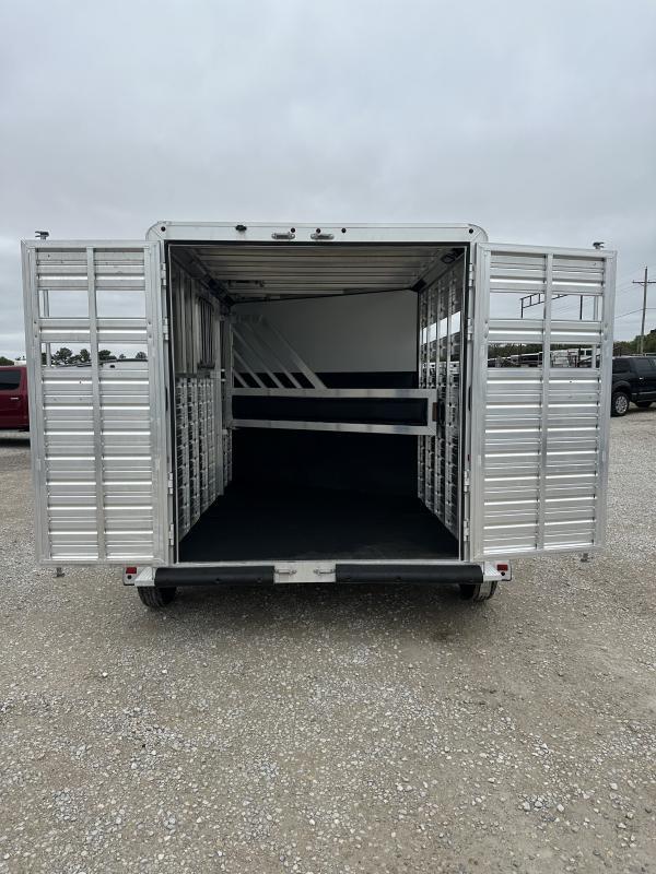 2019 Frontier 2 Horse Slant Load Stock Combo Bumper Pull - Image 9